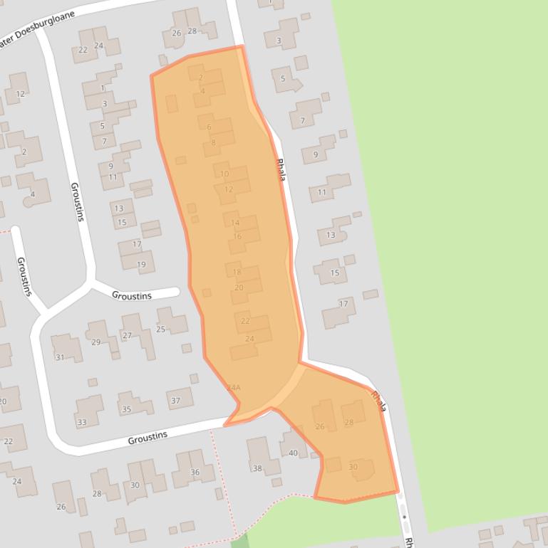 Kaart van postcodegebied 9251PH.