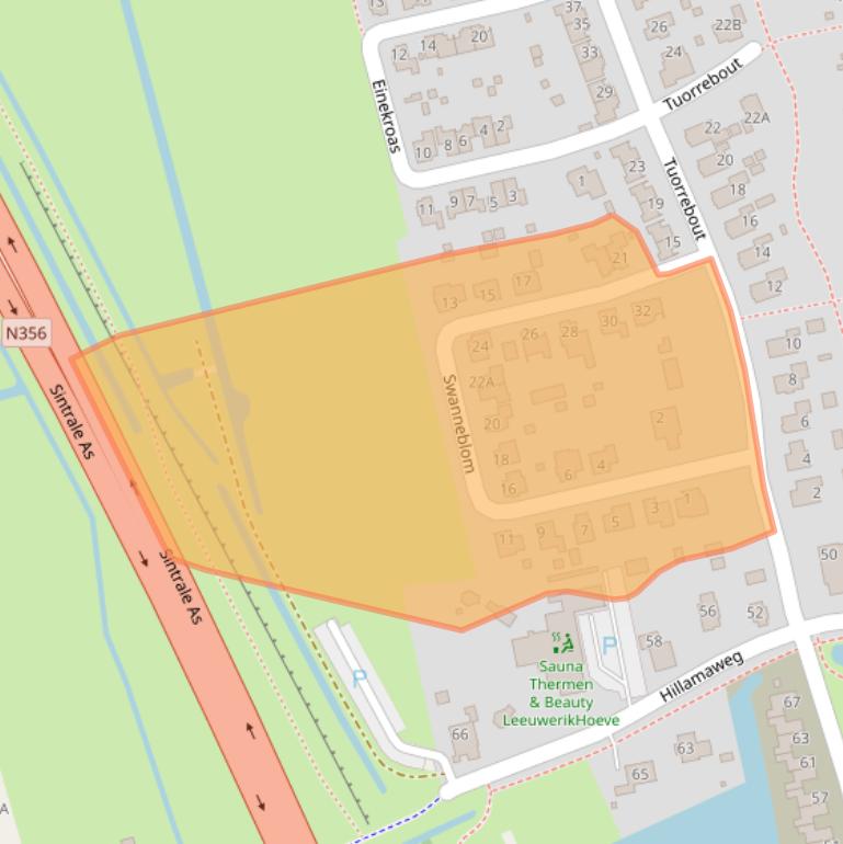 Kaart van postcodegebied 9251TD.