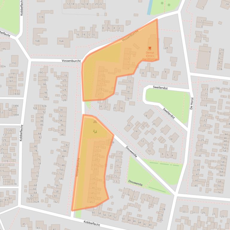 Kaart van postcodegebied 9254AL.