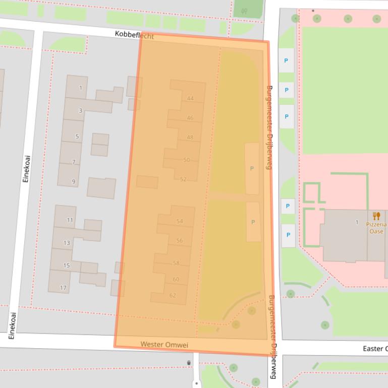 Kaart van postcodegebied 9254BK.