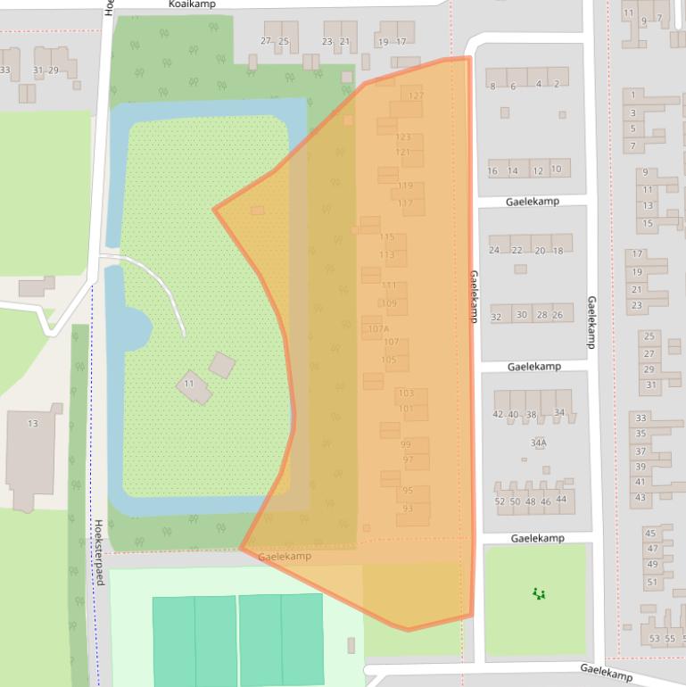Kaart van postcodegebied 9254ER.
