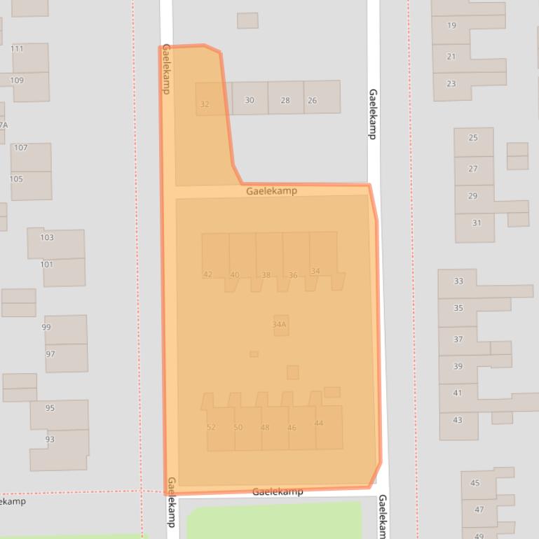 Kaart van postcodegebied 9254ET.