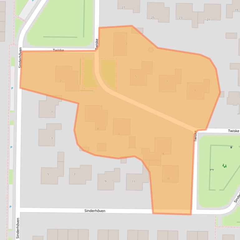 Kaart van postcodegebied 9254GB.