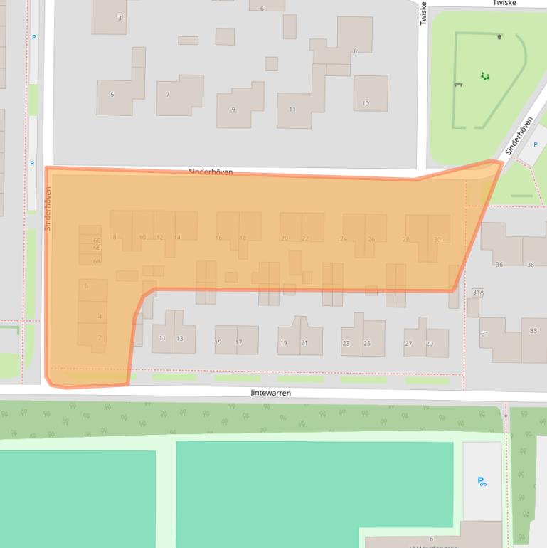 Kaart van postcodegebied 9254GD.