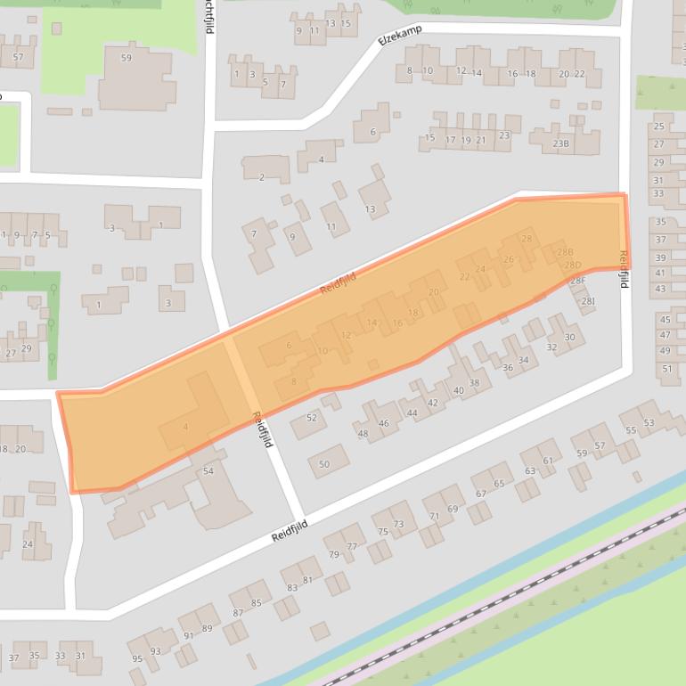 Kaart van postcodegebied 9255JV.