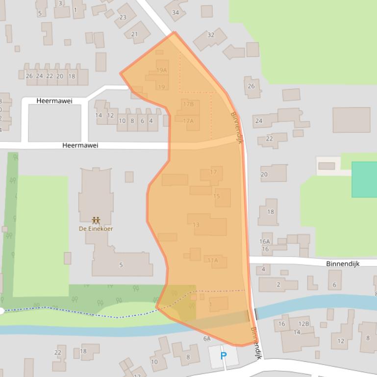 Kaart van postcodegebied 9256HK.