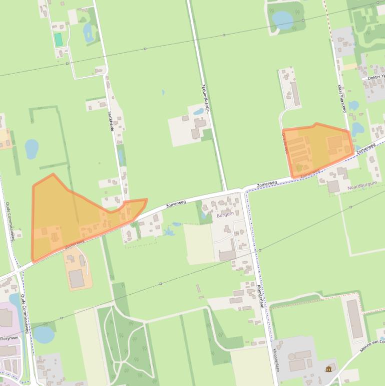 Kaart van postcodegebied 9257MD.