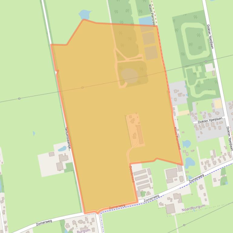 Kaart van postcodegebied 9257ML.