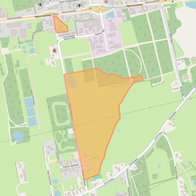 Kaart van postcodegebied 9257MP.