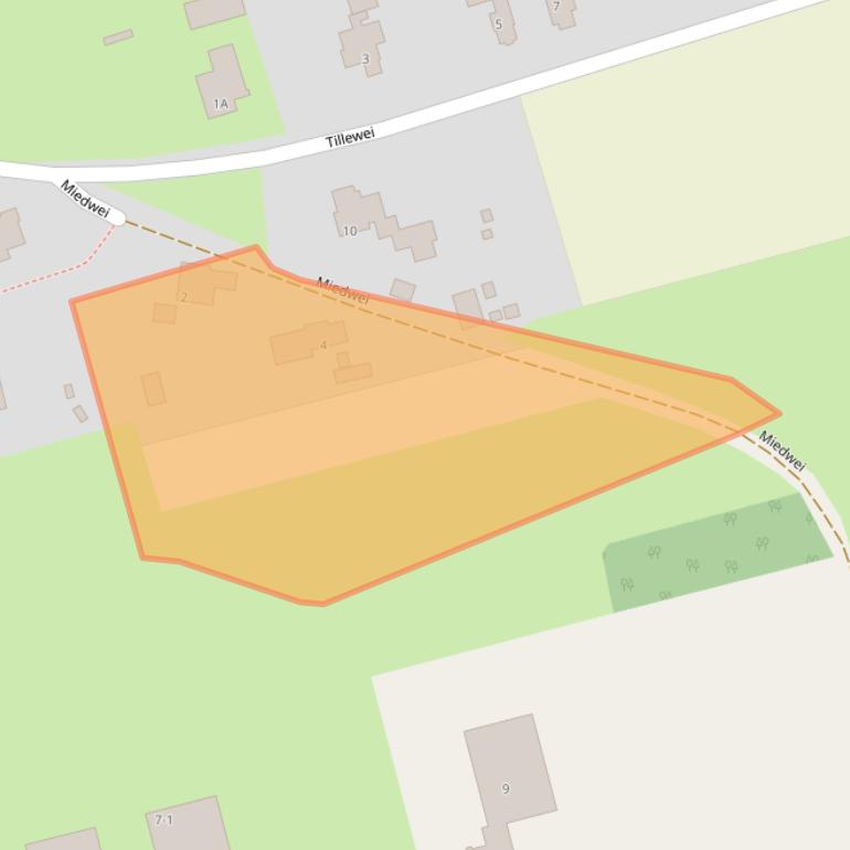 Kaart van postcodegebied 9258GR.