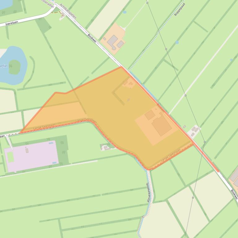 Kaart van postcodegebied 9261XE.