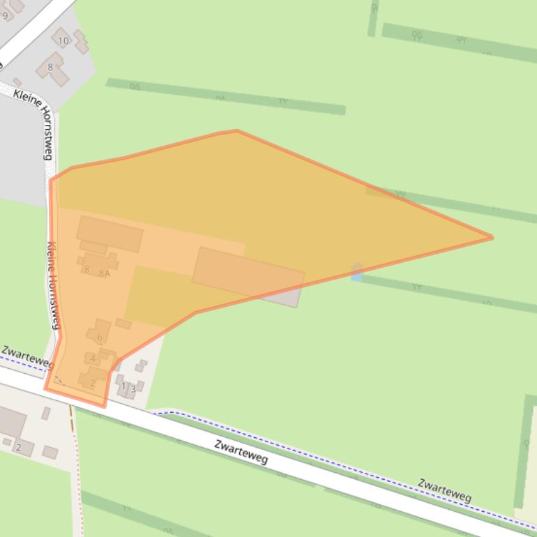 Kaart van postcodegebied 9261XR.