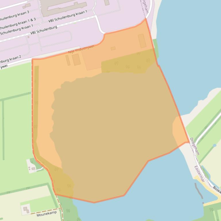 Kaart van postcodegebied 9261ZK.