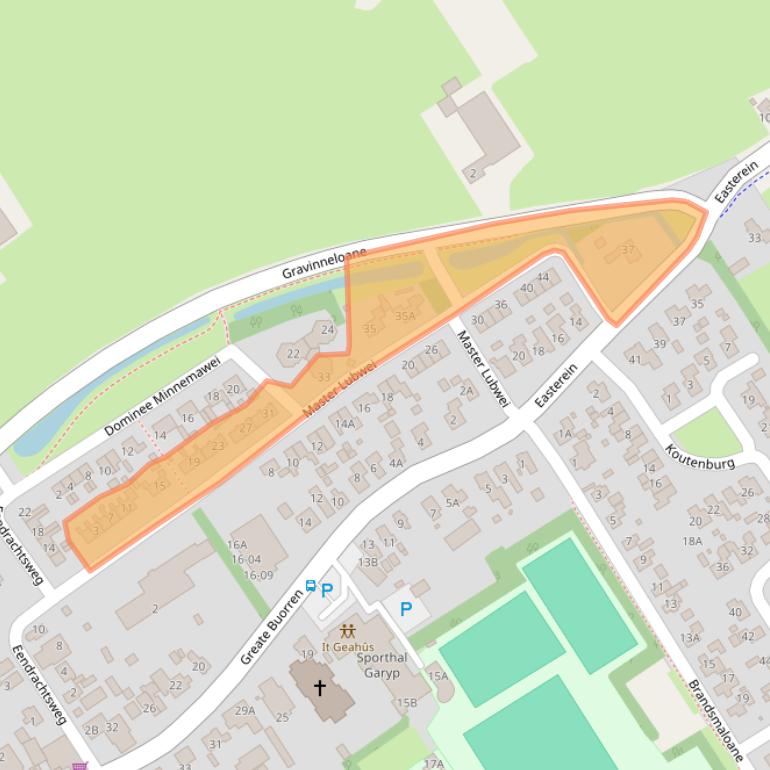 Kaart van postcodegebied 9263PE.