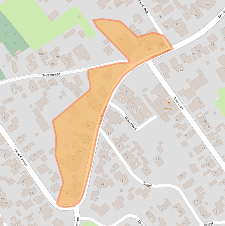 Kaart van postcodegebied 9263PN.