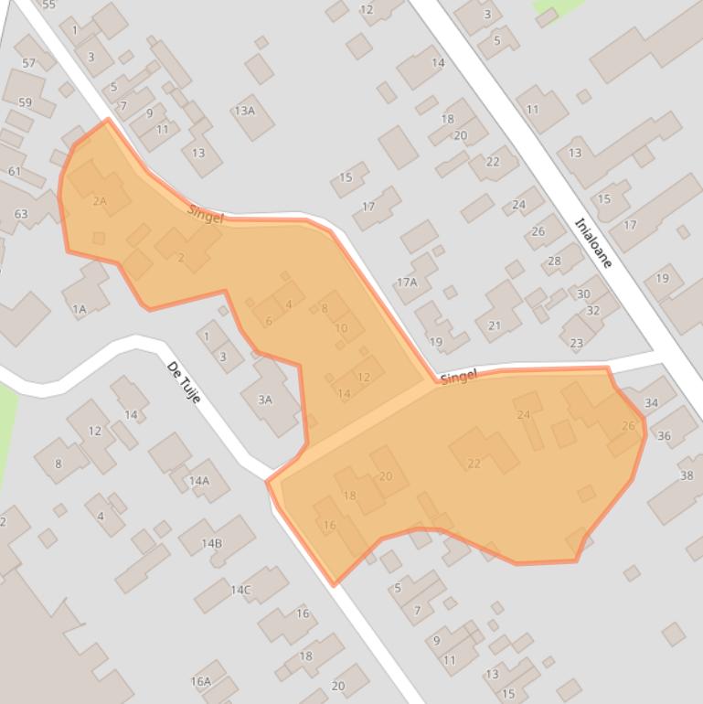 Kaart van postcodegebied 9263PV.