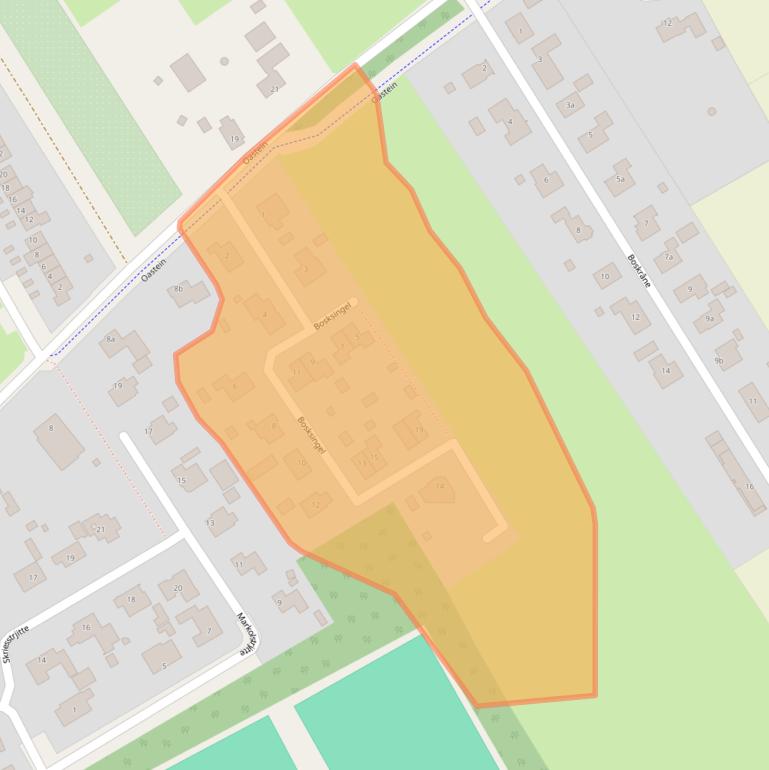 Kaart van postcodegebied 9269LA.