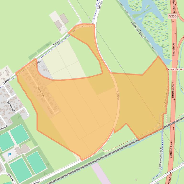 Kaart van postcodegebied 9269LB.