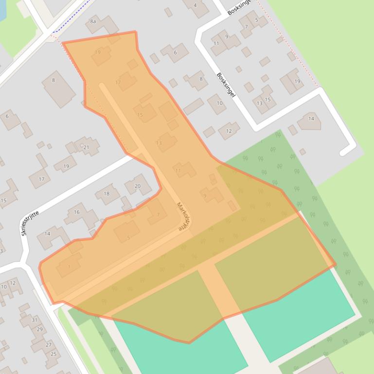 Kaart van postcodegebied 9269NA.