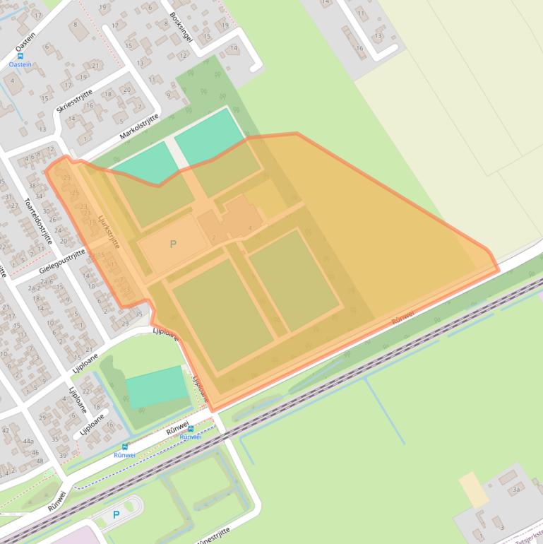 Kaart van postcodegebied 9269NB.