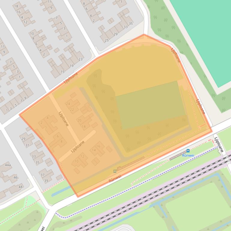 Kaart van postcodegebied 9269NK.