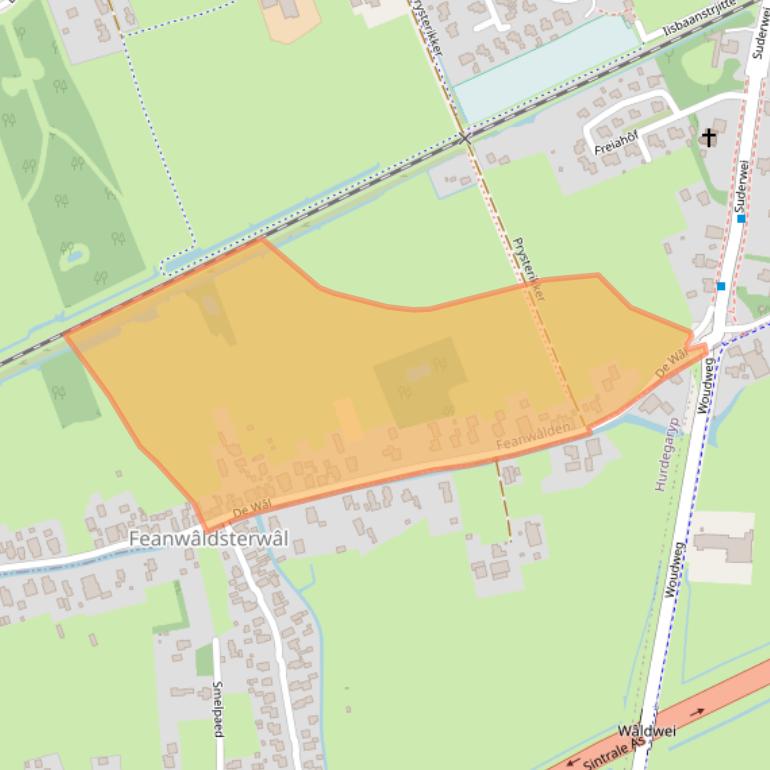 Kaart van postcodegebied 9269RB.