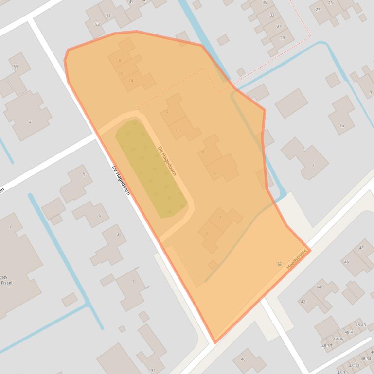 Kaart van postcodegebied 9269SP.