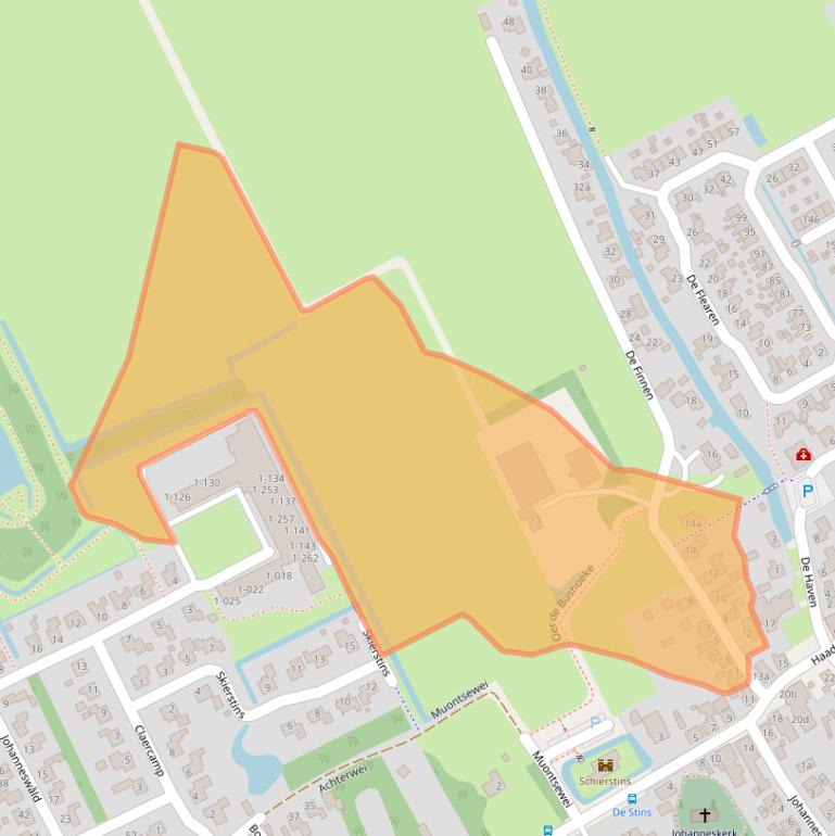 Kaart van postcodegebied 9269TB.