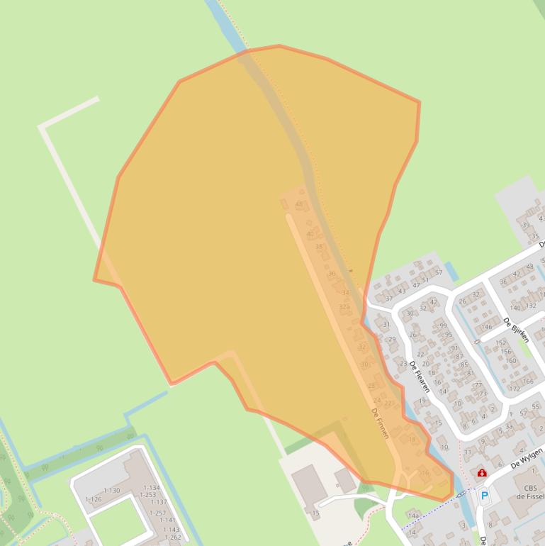 Kaart van postcodegebied 9269TC.