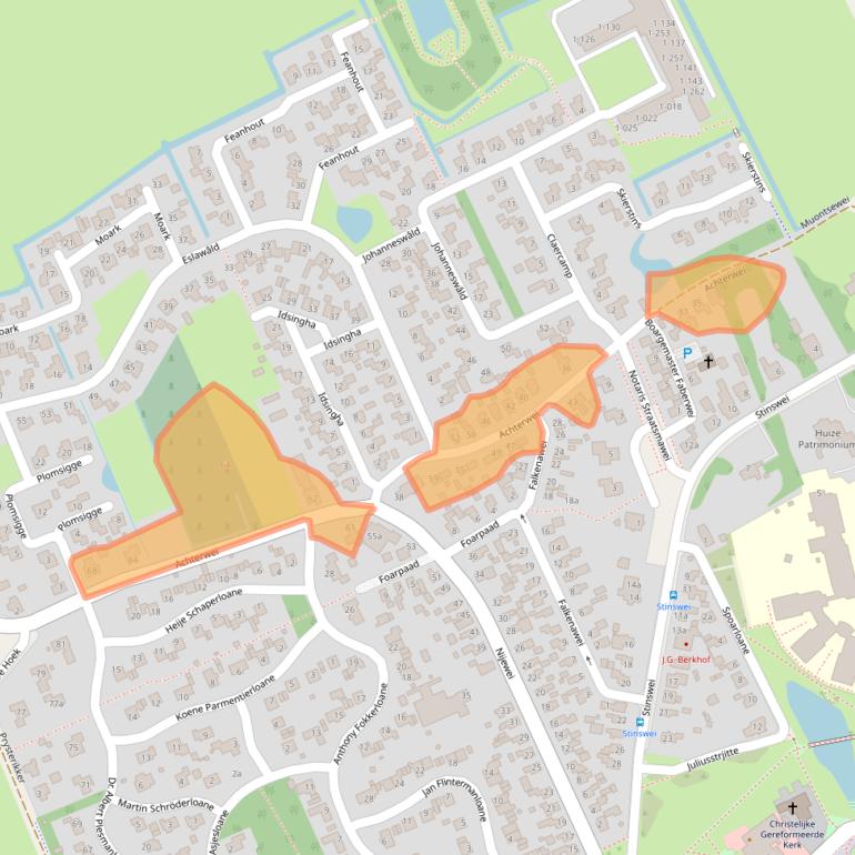 Kaart van postcodegebied 9269TP.