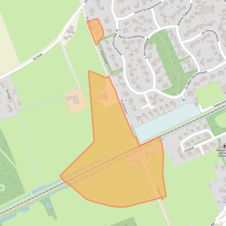 Kaart van postcodegebied 9269TS.