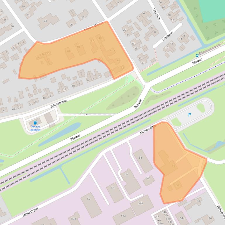 Kaart van postcodegebied 9269VD.