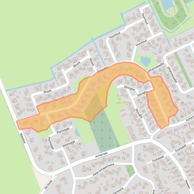 Kaart van postcodegebied 9269VH.