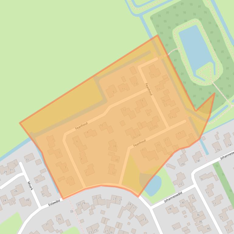 Kaart van postcodegebied 9269VL.