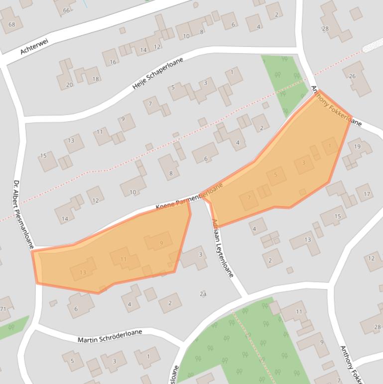 Kaart van postcodegebied 9269VP.