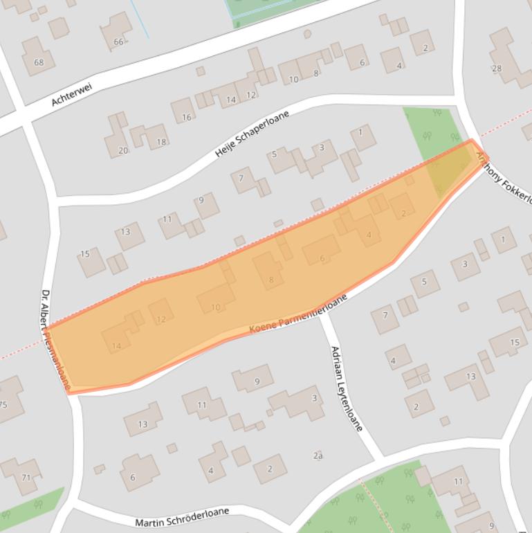 Kaart van postcodegebied 9269VR.