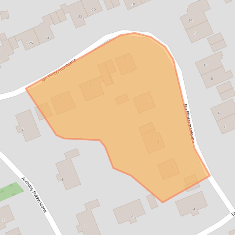 Kaart van postcodegebied 9269VV.