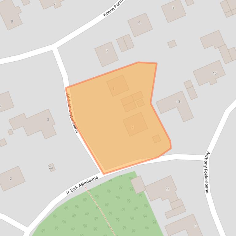 Kaart van postcodegebied 9269WB.