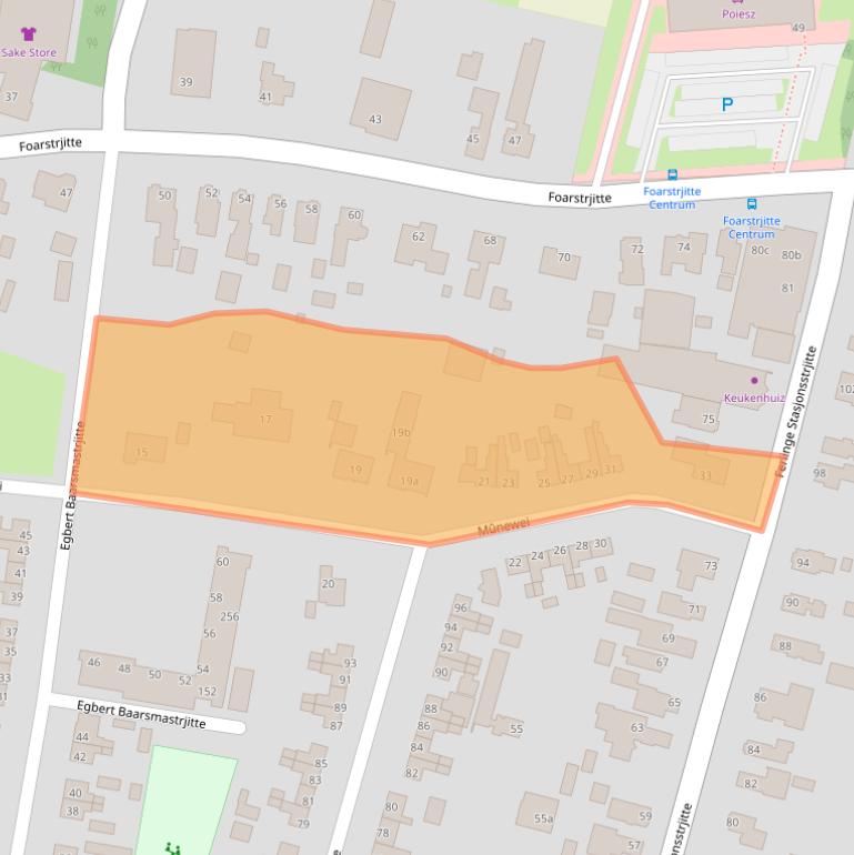 Kaart van postcodegebied 9271AV.