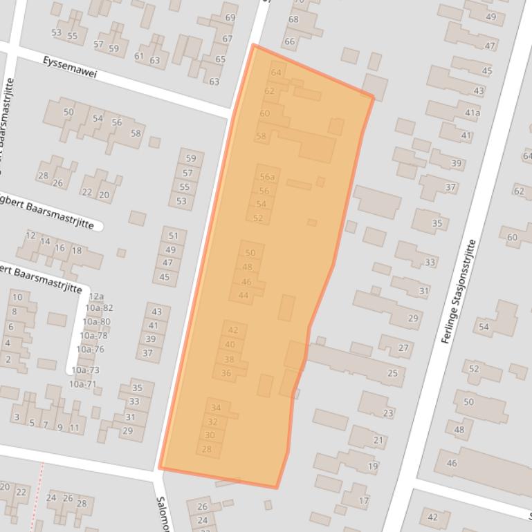 Kaart van postcodegebied 9271BC.