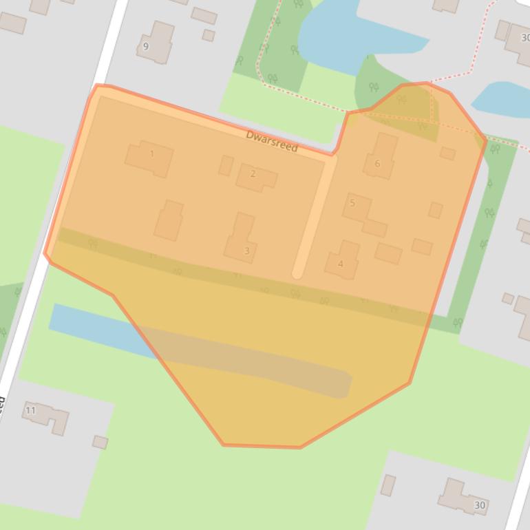 Kaart van postcodegebied 9271GN.