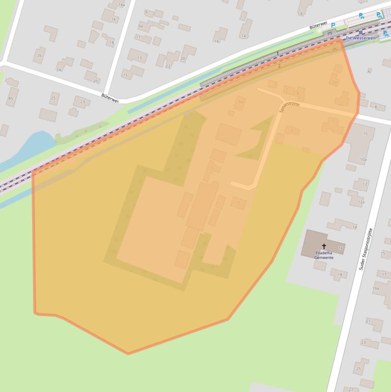 Kaart van postcodegebied 9271HC.