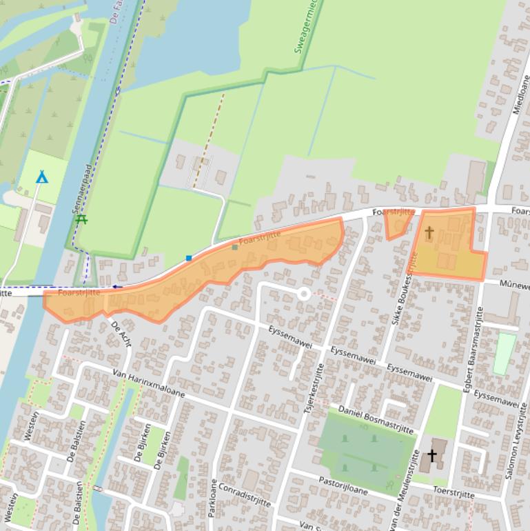 Kaart van postcodegebied 9271KH.