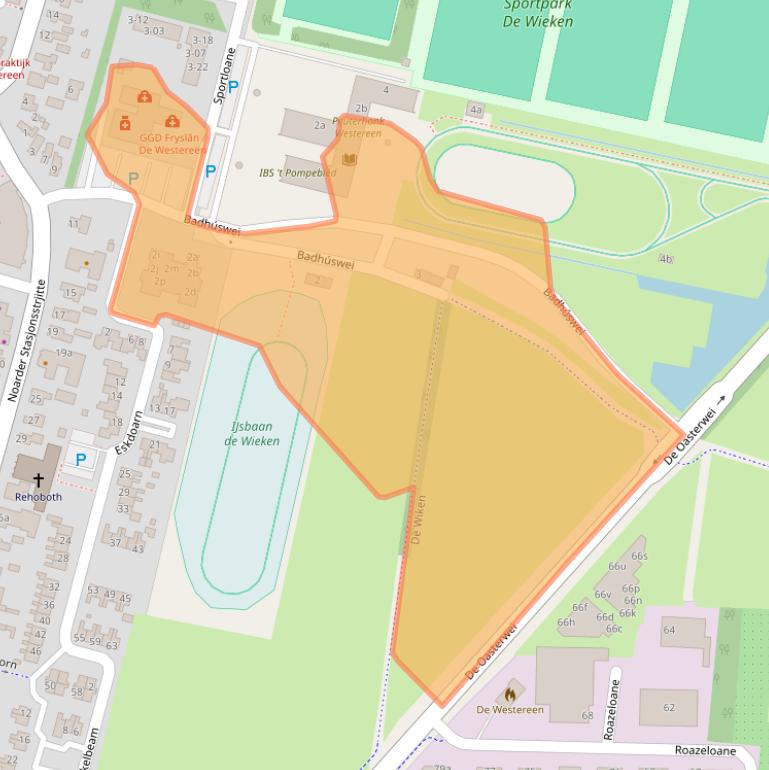 Kaart van postcodegebied 9271VA.