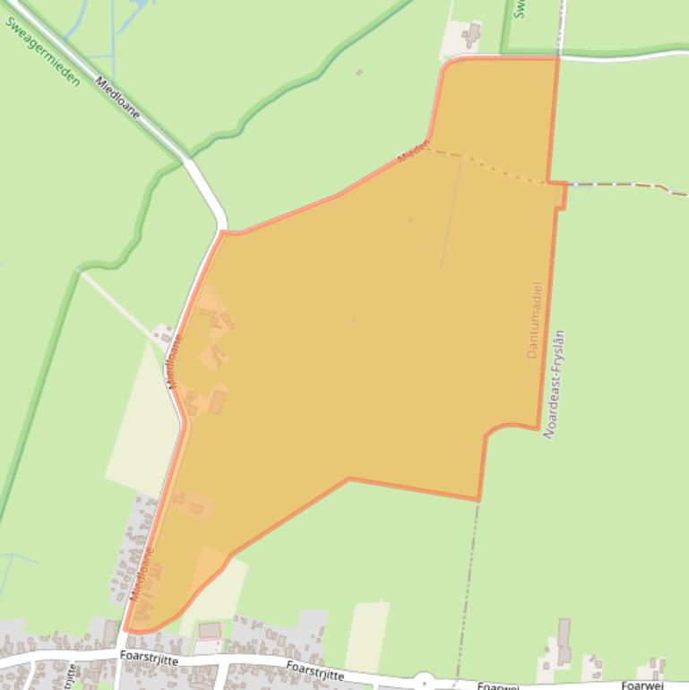 Kaart van postcodegebied 9271VG.