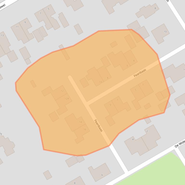 Kaart van postcodegebied 9281HA.