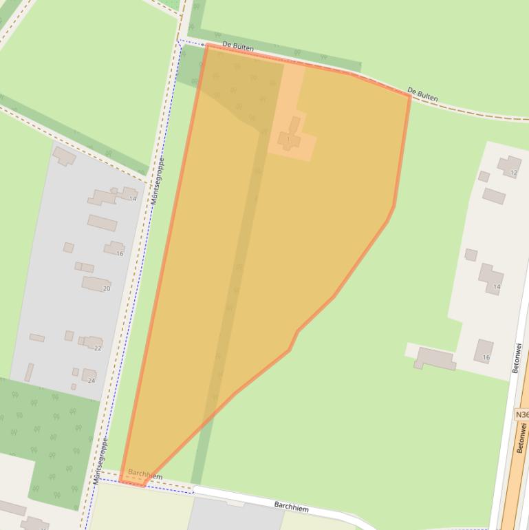 Kaart van postcodegebied 9281KP.