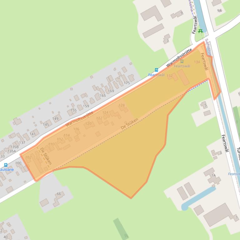 Kaart van postcodegebied 9281PW.