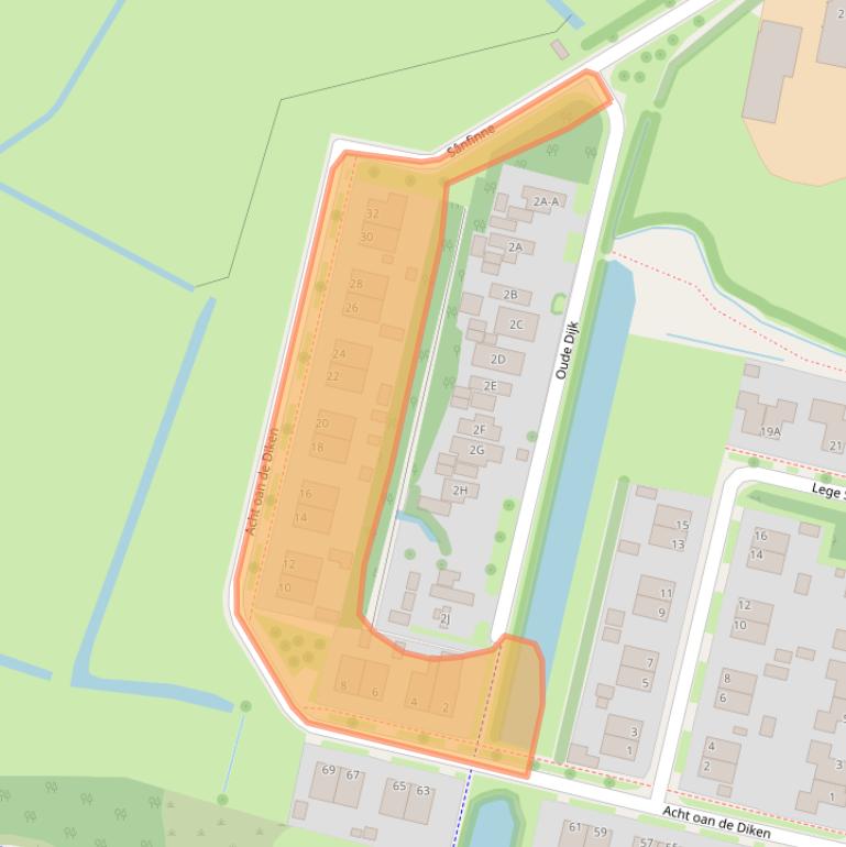 Kaart van postcodegebied 9285JB.