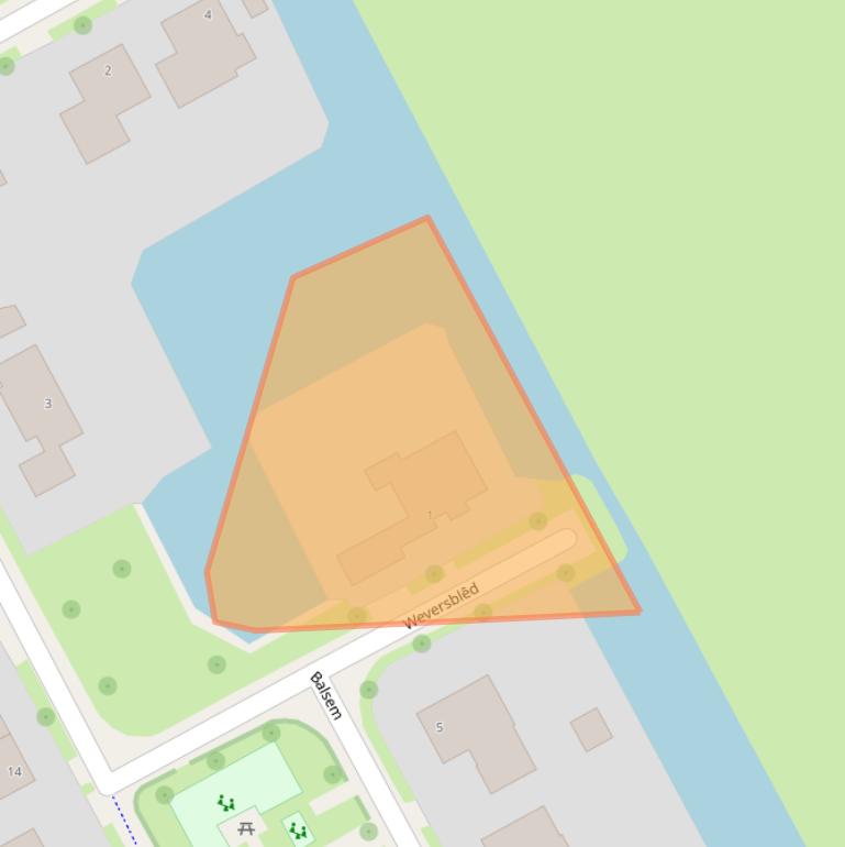 Kaart van postcodegebied 9285KC.